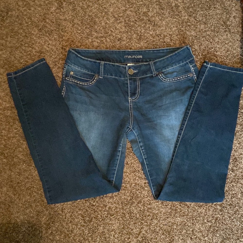 Maurice’s size 12 jeans dark wash skinny jeans